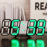 Smart 3d Digital Alarm Clock Wall Clocks Home