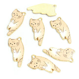 10pcs Kawaii Pet Kitten Enamel Charms for DIY