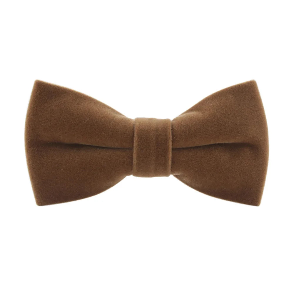 Navy Blue Black Velvet Bowties For Man Bowtie
