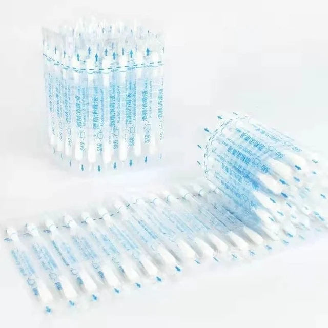 Disposable Medical Iodine Cotton Swab Iodine Disinfection Cotton