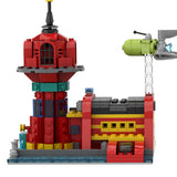 Planet Express Headquarter Building Block Model Puzzle Education