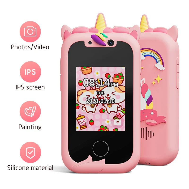 Kids Smart Phone Toys for Girls Unicorns Gifts