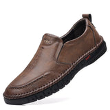 2023 Business Leather Shoes Moccasin Shoes Breathable Men's