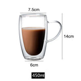 2023 New Simplicity Glass Cup Coffee Drinkware Insulation