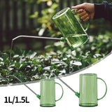 1L1.5L Long Spout Watering Can Plastic Flower Potted