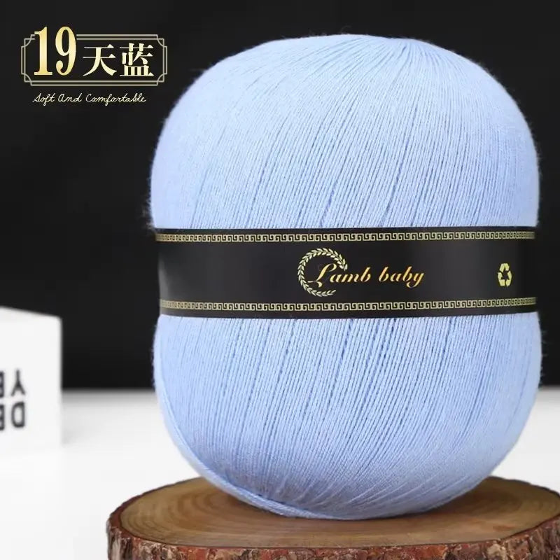 150g Solid Color Silk Cotton Yarn Soft Yarn
