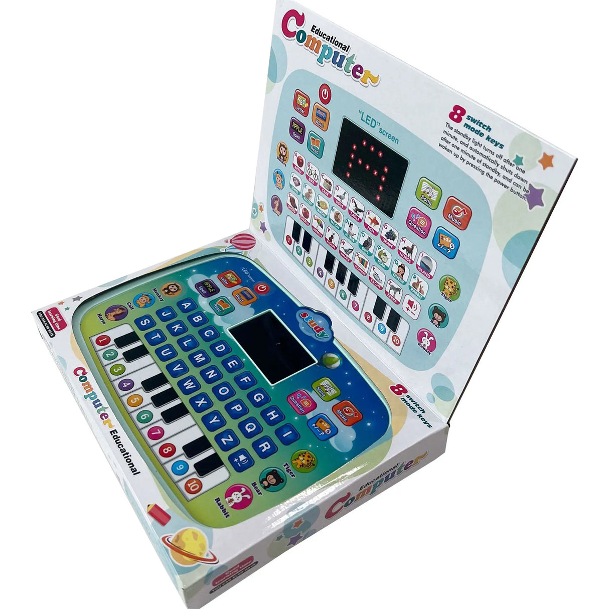 Kids Tablet Toy Educational Toddler Toys Laptop English
