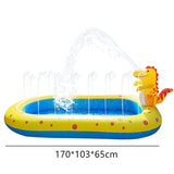 Inflatable Dinosaur Sprinkler Swimming Pool Children Bathub Outdoor