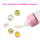 Baby Spoon Bottle Feeder Dropper Silicone Spoons for