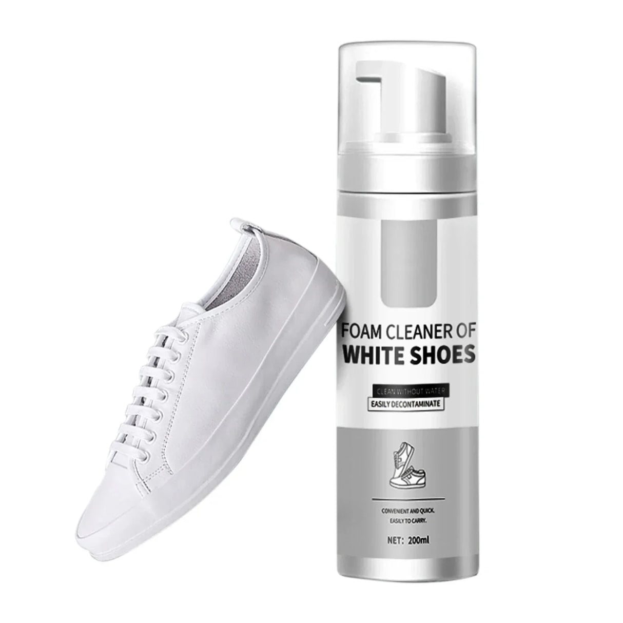 200ml Shoe Whitener White Shoe Clearning Foam White