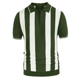 Men's Summer Short Sleeve Polo Shirts Knitted Business