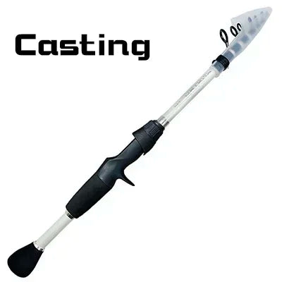 1.6m-2.4m Telescopic Fishing Rods Proable Short Travel Spinning