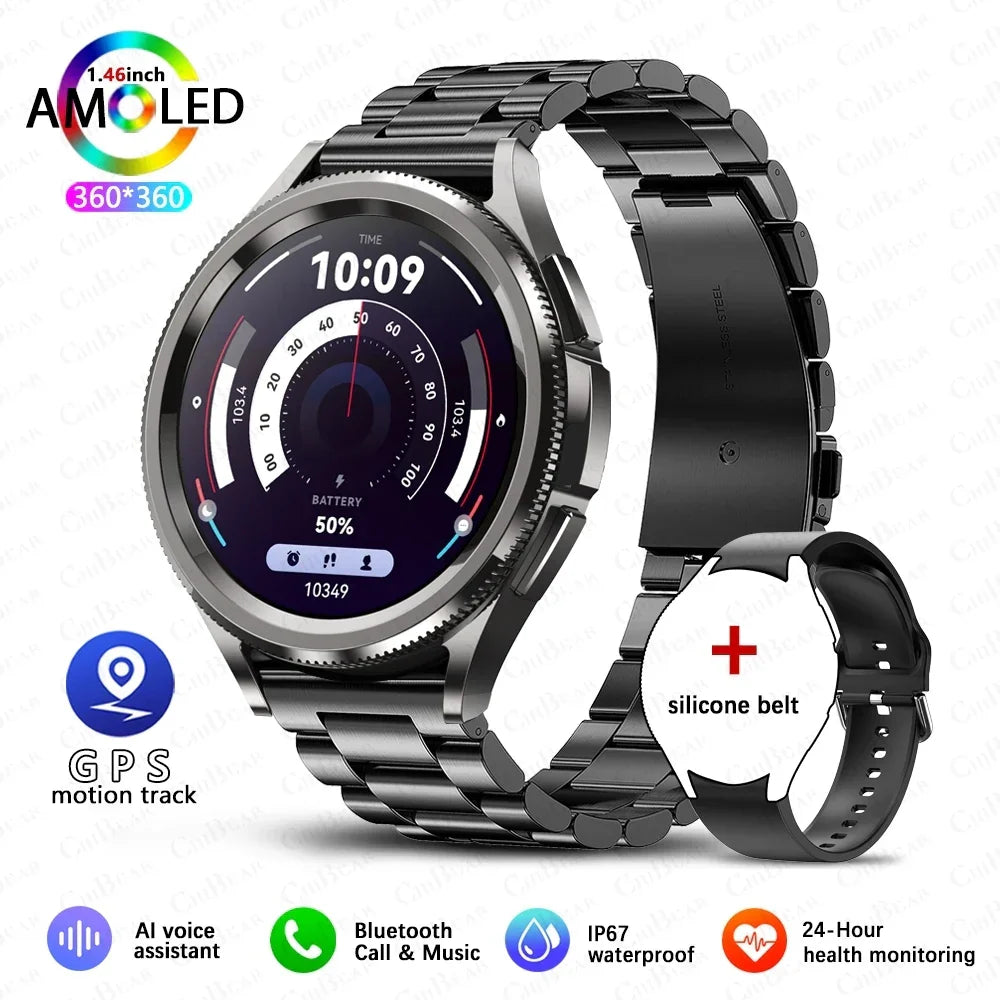 1.43 Inch 360 * 360 HD AMOLED Smartwatch