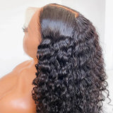 QW Soft Glueless Synthetic Deep Curly Lace Front