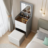 Comfortable Storage Bedside Table Dresser Drawers Modern Bedroom