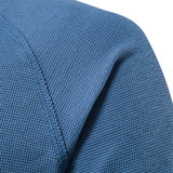 AIOPESON Waffle Henley T-Shirt Men Long Sleeve Basic