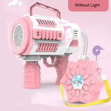 Automatic Bubble Gun 12hole with Large Backpack Summer