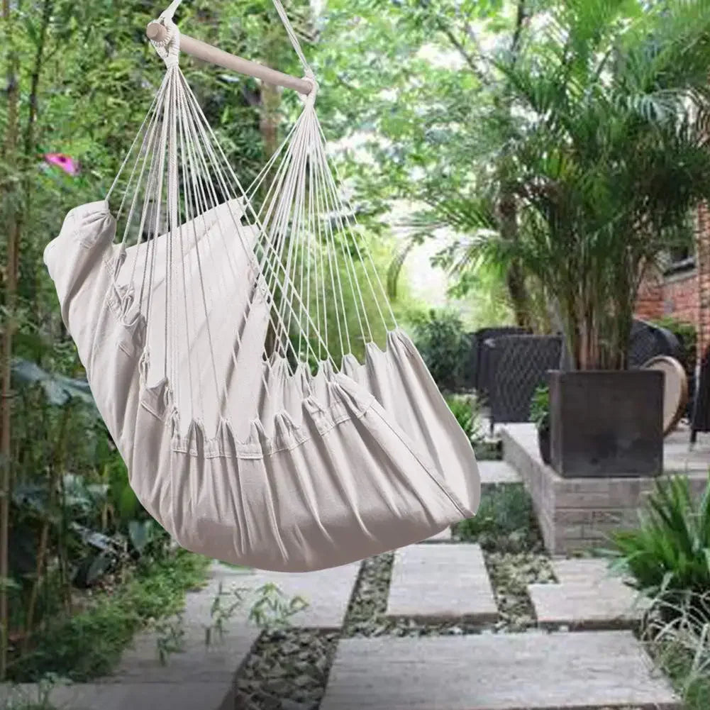 Canvas Hammock Chair Swing Indoor Garden Sports Home