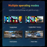 10.26" Dash Cam Rearview Camera Wifi Carplay &