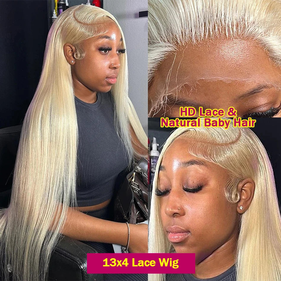 Links 250% HD Straight 613 Blonde 13x6 13X4