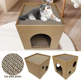 Cat Cardboard Box Wear-resistant Kitten Puppy Exercising Grinding