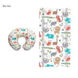 2pcs Printed Nursing Pillow Case Diaper Changing Pad