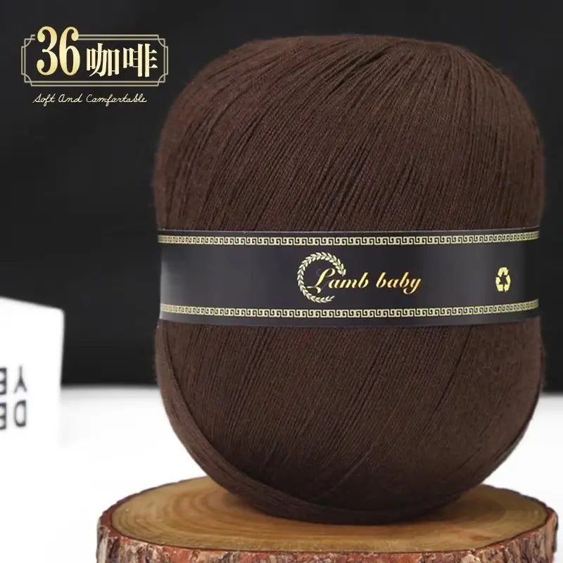 150g Solid Color Silk Cotton Yarn Soft Yarn