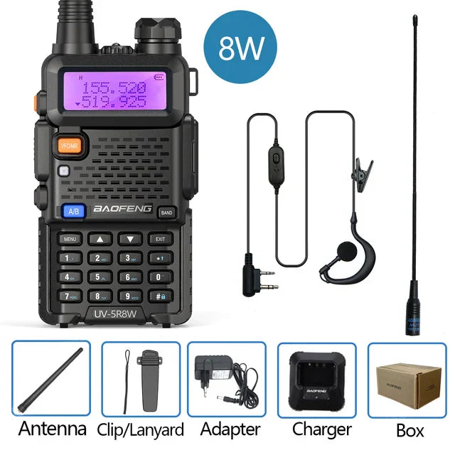 Baofeng UV-5R 8W True High Power 8/5W Powerful