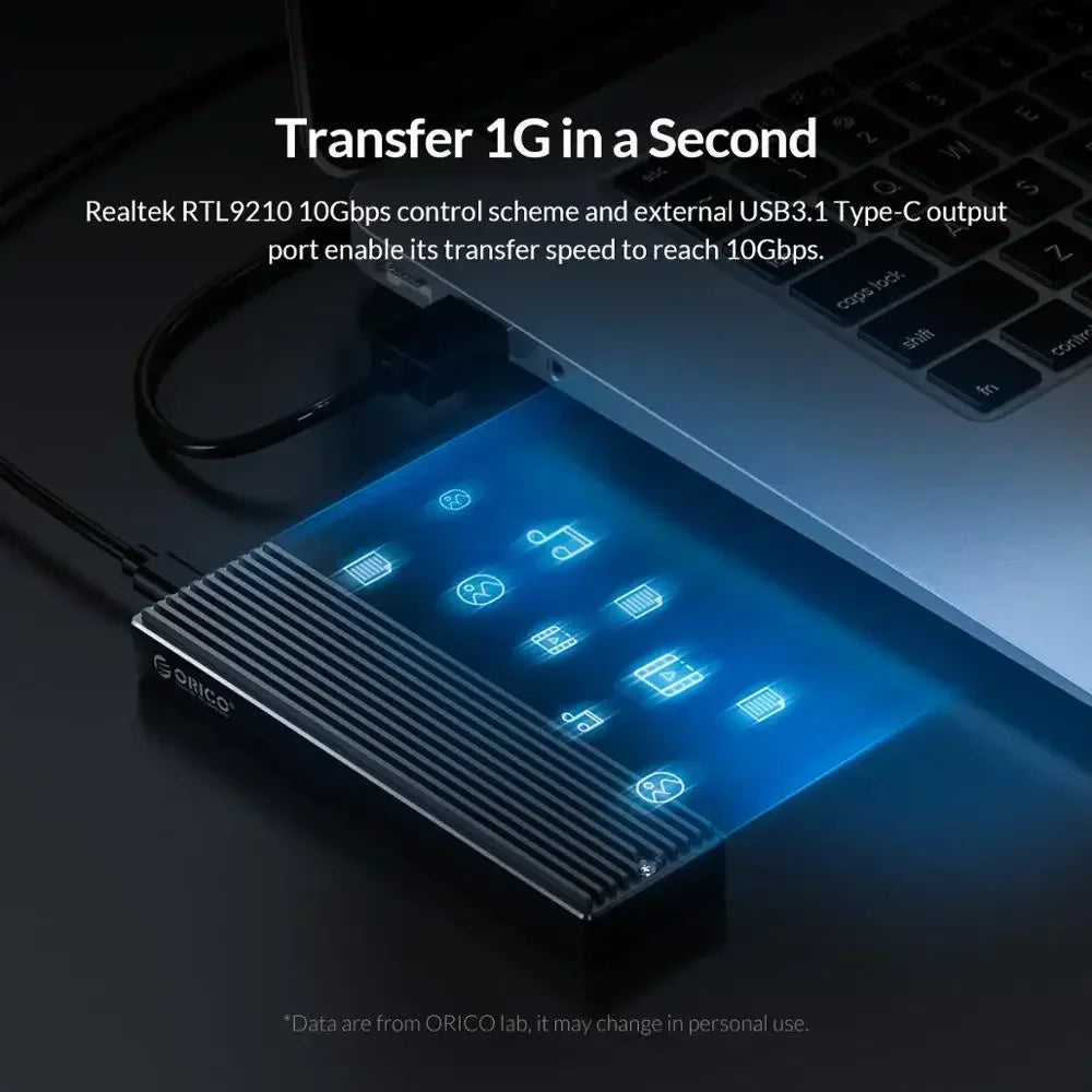NVMe Enclosure USB C Gen2 10Gbps 20Gbps PCIe