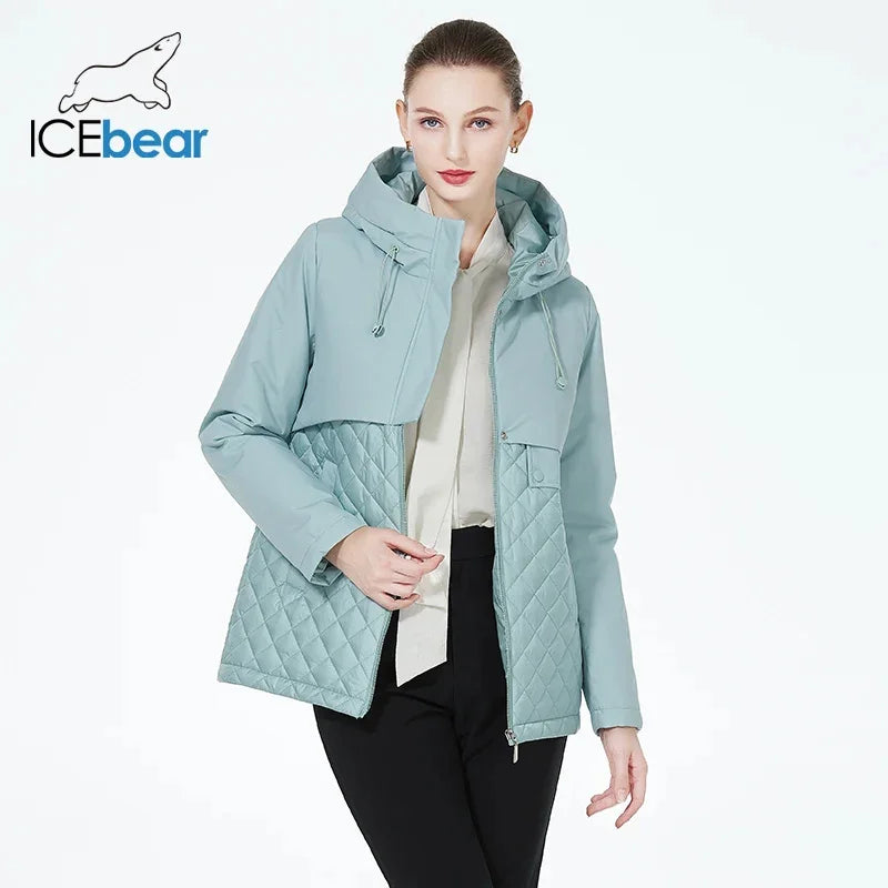 ICEbear 2023 New Women Casual Short Jackets Hooded