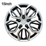 15 Inch Universal Car Wheel Cover Silver Black