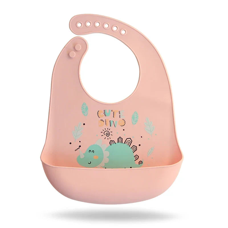 Waterproof Baby Bibs Baby Stuff Cute Cartoon Dinosaur