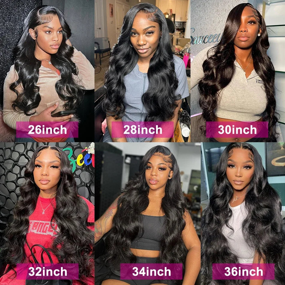 180% HD 13x6 Lace Front Human Hair Wigs