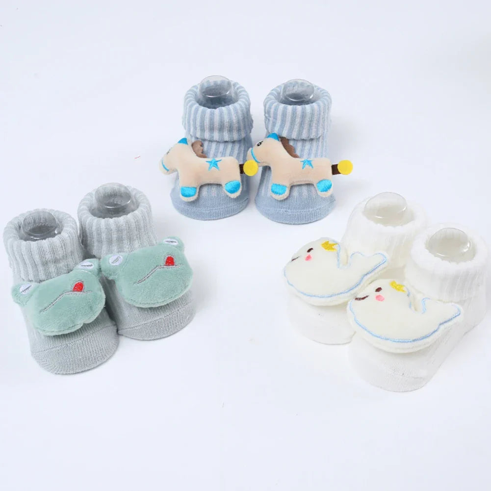 0-12M Baby Socks Fashion Leg Warmers Terry Bow