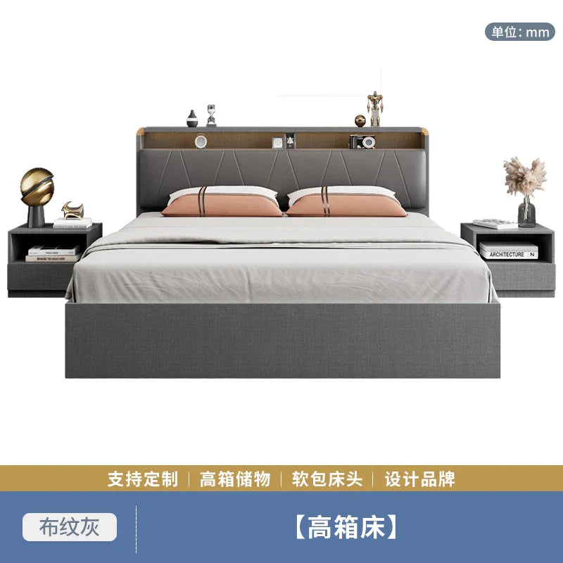 Bedroom Frame Bed Children King Size Single Massage