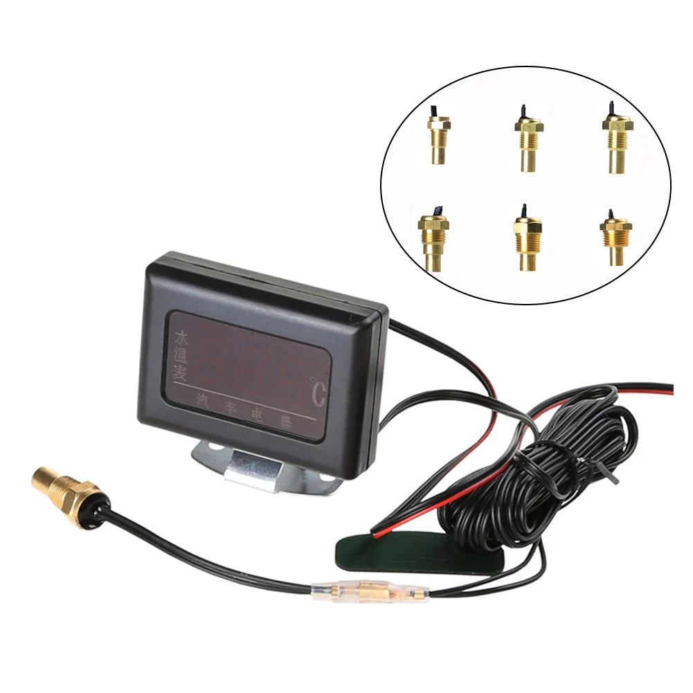 Universal 12V/24V Digital Water Temperature Gauge