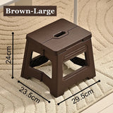 Plastic Folding Stool, Outdoor Foldable Beach Chair, Ultralight