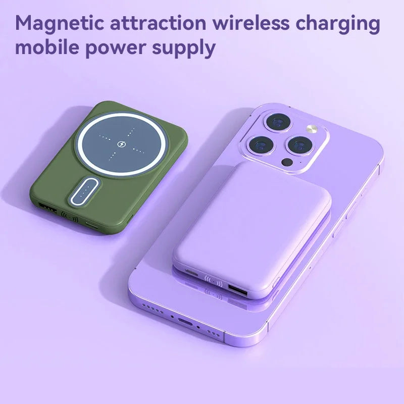 30000mAh Power Bank Magsafe Wireless Fast Charging Thin