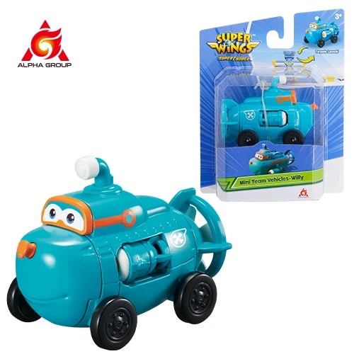 Super Wings S5 2" Mini Transforming Deformation Transform-a-Bots