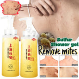 Sulfur Mite Remover Shower Gel Deep Cleansing Body