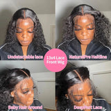 Glueless Transparent 13x4 Lace Front Human Hair Wigs