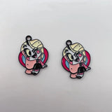 Random mixing10pcs Classic Cartoon Anime Earring Pendant DIY