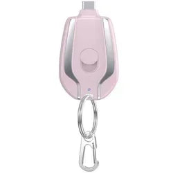Portable Mini Power Bank Keychain Emergency Mobile Phone