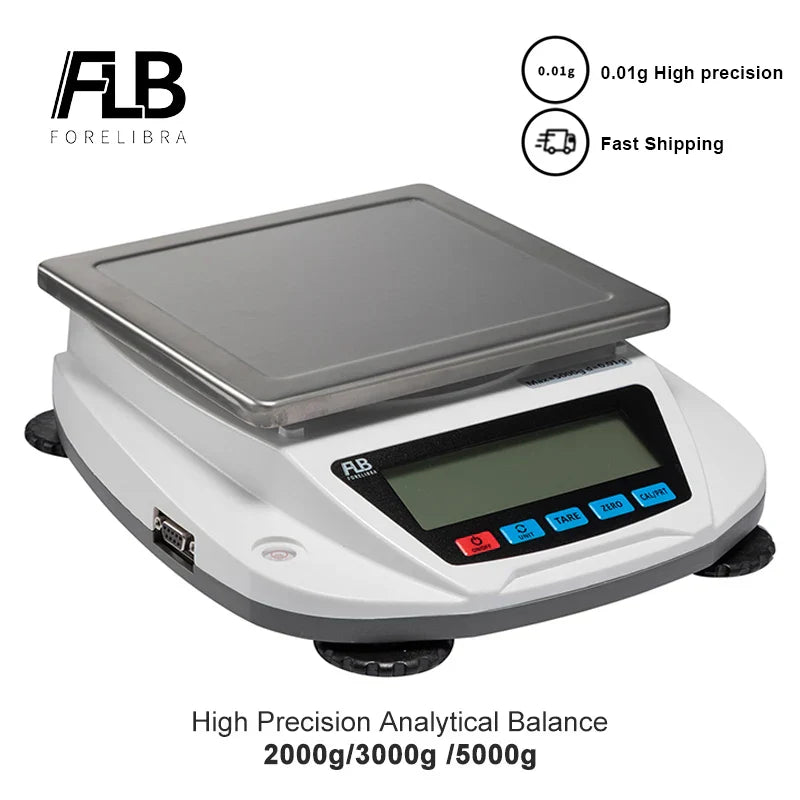 2kg 3kg 5kg 0.01g Electronic Analytical Balance Lab