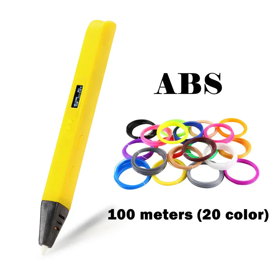 Creative 3D Drawing Pen RP800A with OLED Display