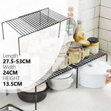 Retractable Kitchen Shelf Multifunctional Expandable Stackable Sliding Rack