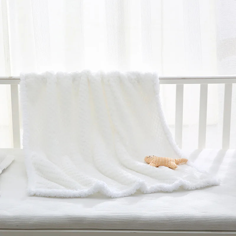 Baby Blanket & Swaddling Newborn Thermal Soft Fleece