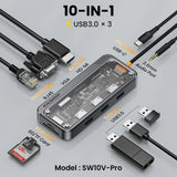 4K 5GB USB C Hub Dock Station Type