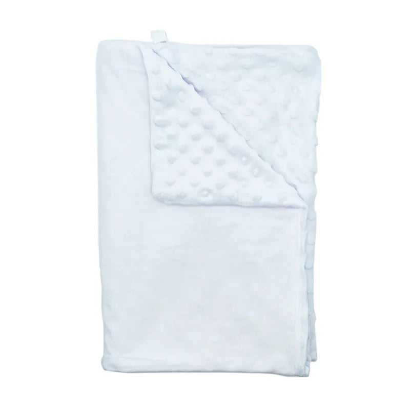 DHL30pcs Sublimation DIY White Blank Short Plush Double