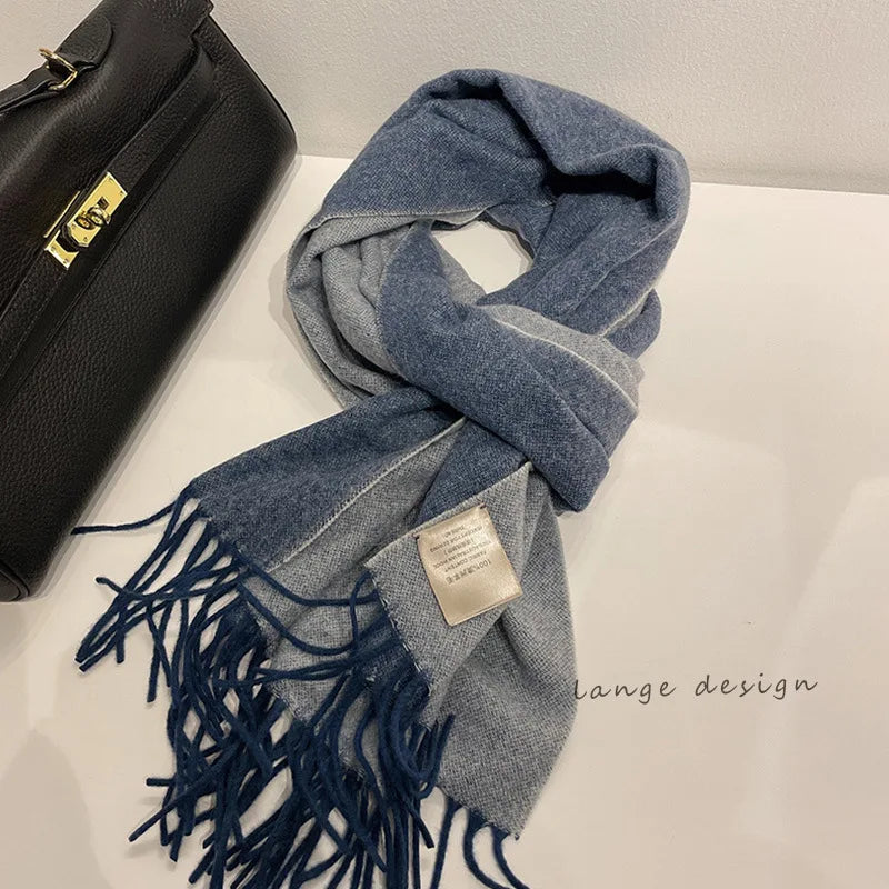 Highquality Australian Wool 100 Solid Color Women's Scarves